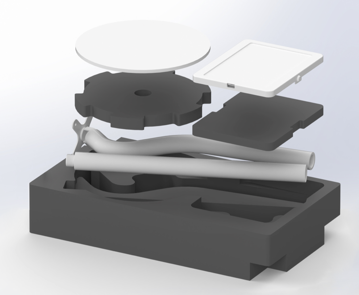 iPad Sharing station - (1) stand + Foam