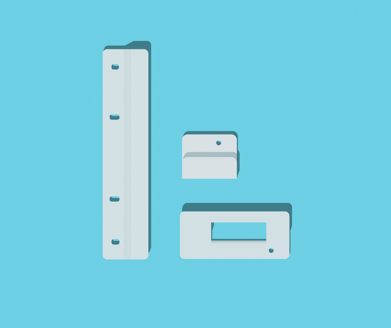 Minbooth - Rear monitor bracket V2