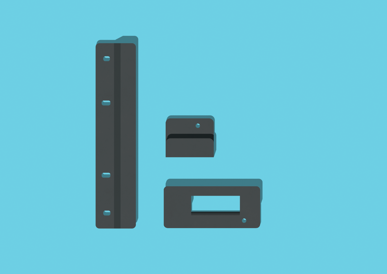 Minbooth - Rear monitor bracket V2