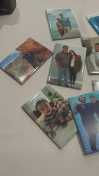 Custom Photo Magnet Buttons
